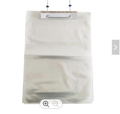 China Recycle Transparent Poly Wicketed Bags With Gravure Printing for sale