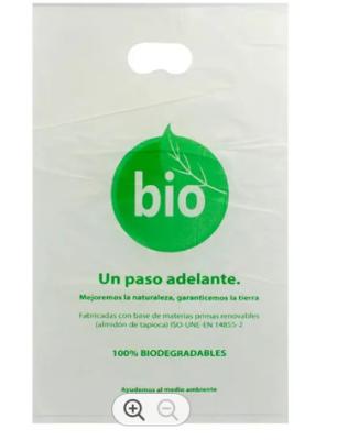 Cina Il sacchetto della spesa biodegradabile 5LB ha personalizzato il sacchetto della spesa d'imballaggio concimabile in vendita