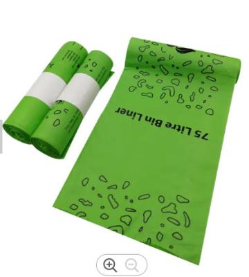 Китай Подгонянное печатание Compostable пластиковых хозяйственных сумок Biodegradable продается