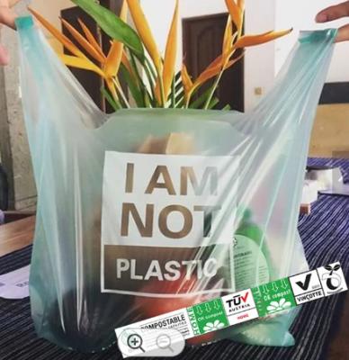 China Capacidade 5LB de pouco peso dos sacos de compras biodegradáveis duráveis à venda
