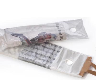China Flexiloop Handle Poly Plastic Newspaper Bags Printing Waterproof Recycle for sale