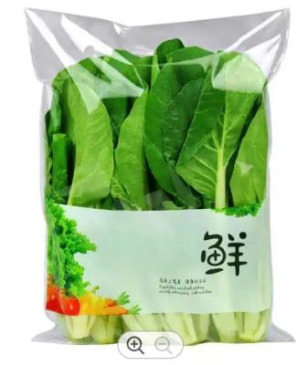 China Perforated Fresh Vegetable Plastic Packaging Bags Wicket Recycle for sale