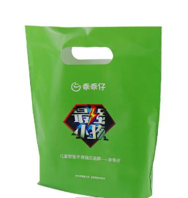 China OEM Die Cut Shopping Bag Lightweight Patch Handle Plastic Bag Waterproof for sale