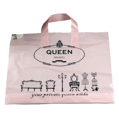 China Reusable Die Cut Handle Shopping Bags Lightweight Patch Handle Carrier Bags for sale