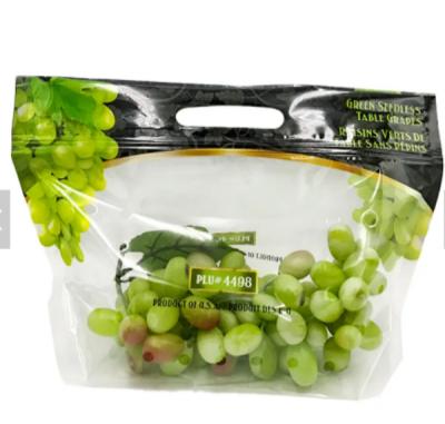 China Grape Plastic Stand Up Zipper Pouch Laminated Customized Reusable for sale