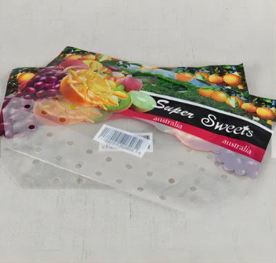 China La uva plástica de la fruta durable empaqueta bolsos reciclables ligeros en venta