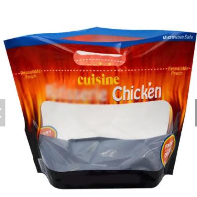 China Ziplock Reusable Oven Chicken Bag Eco Friendly High Tempreture for sale