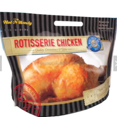 China Ziplock Oven Chicken Bag For Cooking Laminated Food Grade Eco Friendly for sale