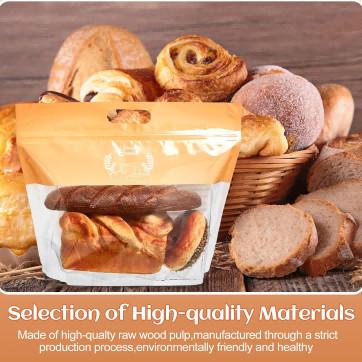 中国 Recyclable Reusable Plastic Bread Bag High Temperature Low Moisture For Food Packaging 販売のため