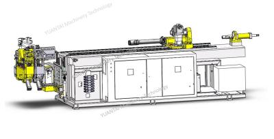 China Impulsionador da extensão da curvatura da cauda da máquina de dobra CNC65RES+RBE+TB do tubo do CNC da patente à venda