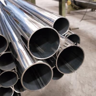 China Precio de descuento de la fábrica 201 202 304 304l tubo redondo decorativo de la tubería de acero inoxidable de 2,5 pulgadas en venta