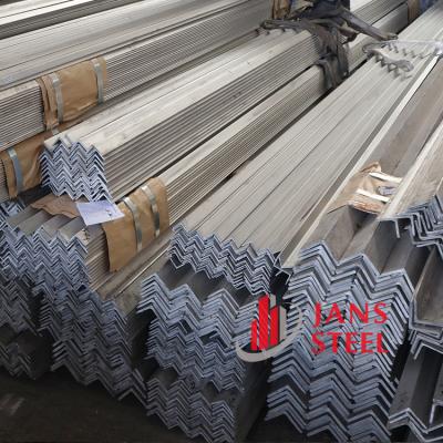 China Barra de ángulo de acero inoxidable laminada en caliente gruesa en forma de V laminada en caliente Ss304 304L 316 316L 317L en venta