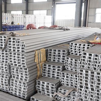 China ASTM A276 201 202 304 316 Rolled  Cold Formed C Channel/U Channel Steel Section Trim for sale