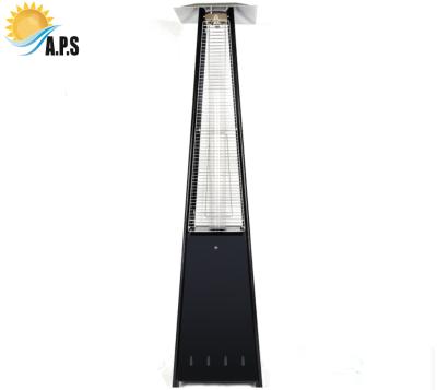 China Calentadores al aire libre comerciales del patio del gas de Heater Black Color Pyramid Patio Heater Best Pyramid Patio Heater de la llama del gas del propano en venta