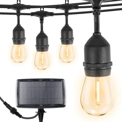 Chine Lumières solaires accrochantes extérieures de ficelle de LED, cru Edison Bulbs, barre solaire de cascade de café d'ampoules de cru de lumière de ficelle d'ampoule à vendre