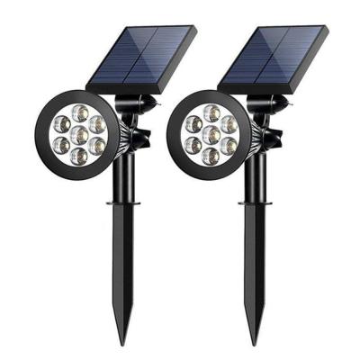 China Projetor solar da lâmpada solar solar exterior impermeável do trajeto de IP65 7LED Spike Light Solar Lawn Lamp à venda