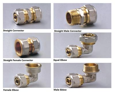China Compression Fitting and Pressing Fitting for PE-AL-PE, PE-AL-PEX, PEX-AL-PEX PERT-AL-PERT for sale
