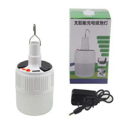 China Portable Rechargeable Emergency LED Light, Solar & USB Charging Bulb,Battery Hanging Bulb40W,80W. for sale