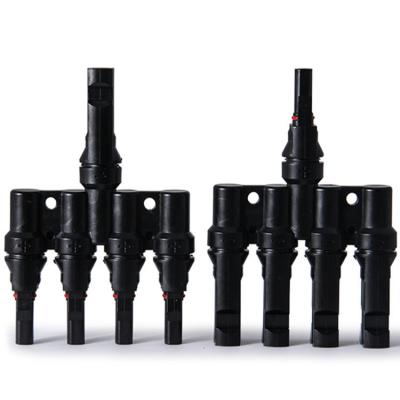 China MC4 T-Branch Connector 4 in 1,Adaptor 5 in 1 T-branch connector,Y Connector 2 in 1,Splitter Y Connector 3 in 1 for sale