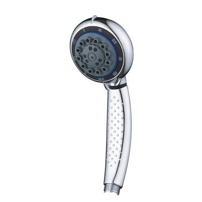 China Chrome Plated ABS Head Shower Head, 8 Modes Water Flow Spray Classical Style  European Market for sale