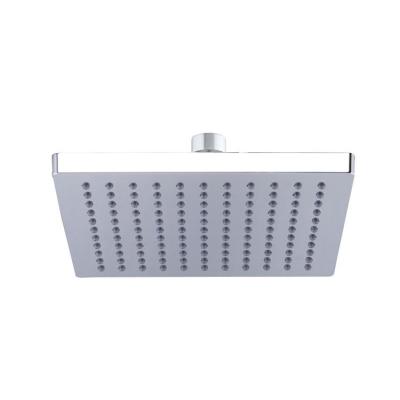 China 200MM X200MM Plastic ABS Square  Rainfall  Shower Head  With Brass Ball Joint,Luxury Bathroom Ceiling Shower for sale