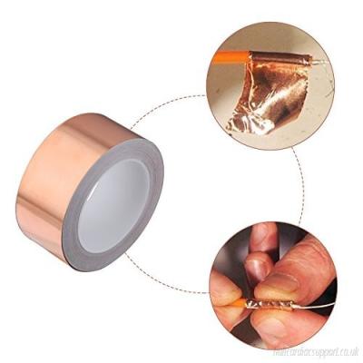 中国 0.15mm Thickness Conductive Adhesive Copper Tape Emi Shielding For Rf Cage 販売のため