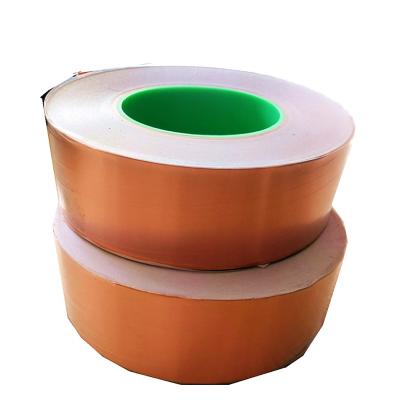 China 0.1mm Thickness 50mm Width Conductive Adhesive Copper Tape Single Sided for sale