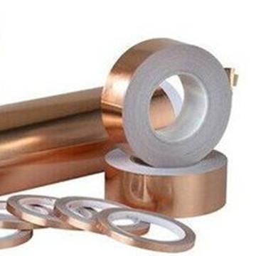 China Heat Resistant Shining Copper Foil Tape Emi Shielding With Adhesive for sale