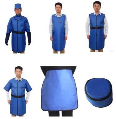 China Radiation Resistant Xray Apron 0.35mmpb 0.5mmpb Blue for sale