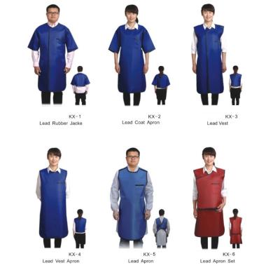 China Lead Rubber CE X Ray Protection Apron Shield Vest Half Sleeves for sale