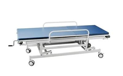 China Non Magnetic 240kg Capacity Mri Stretchers Bed With Guardrail en venta