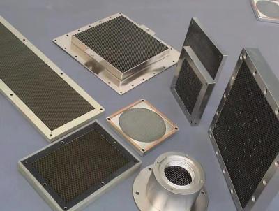 中国 High Air Flow Light Weight Honeycomb Waveguide Air Vents with High Temperature Resistance 販売のため