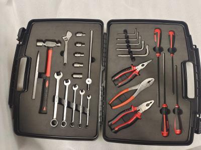 China Hard Plastic Case Material Non Magnetic Tool Kit With Wrenches And Tool Box Set for sale