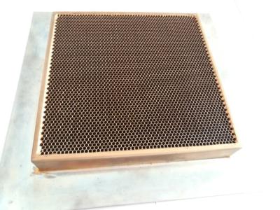 China 300mm RF Room Honeycomb Air Filters Core Vent Brass Ventilation Plate 4.8mm for sale