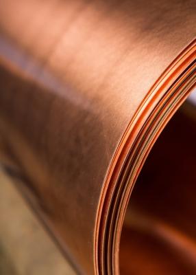 China folha de cobre de 0.07mm que protege Electrodeposit à venda