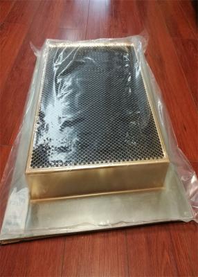 China 26mm Brass Honeycomb Carbon Air Filters Vent Rf Shielding for sale