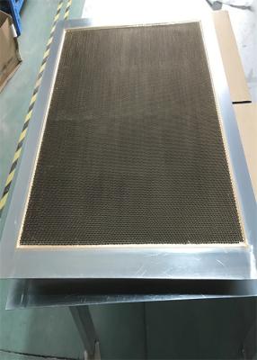 China 600mm 12.5mm Steel Honeycomb Ventilation Panels Brass Ventilation Plate Waveguide Tube for sale