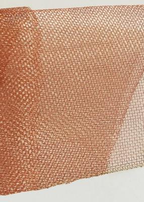 China 1.2m EMF Shielding Laminated Glass Fine Copper Wire Mesh Screen Fabric for sale
