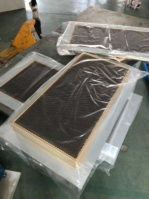 China Emc Emi Honeycomb Vent Panels Stainless Steel Core Material For Rf Shielding Room à venda