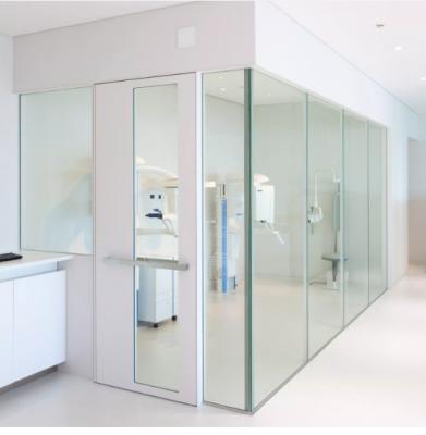 China 15 Mm*1200 Mm*1000 Mm Radiation Protection Lead Glass Ct Xray Room Shielding for sale