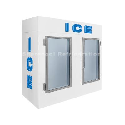 China Glass Doors Bagged Ice Merchandiser for sale