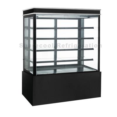 China Commercial R134a Cake Display Refrigerator 5 Layers Marble Base For Bakery Shop for sale
