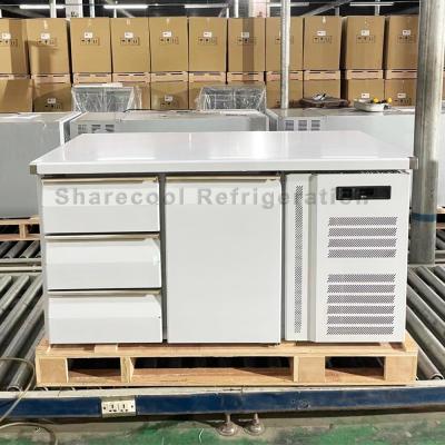 Chine Réfrigérateur de tiroir de cuisine de réfrigérateur d'acier inoxydable Undercounter de la porte à deux battants R134a à vendre
