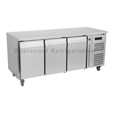 China Sharecool Undercounter Refrigerator Freezer 3 Doors Fan Cooling for sale
