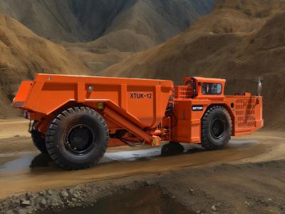 中国 OEM 地下鉱山輸送車両 DERUI DRUK-12 コンパクト 販売のため