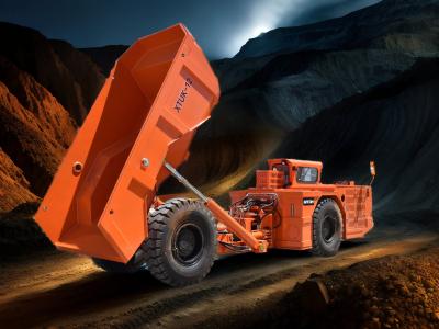 China DERUI DRUK-12 A Compact Underground Dump Truck For Narrow-Vein Mining Conditions for sale