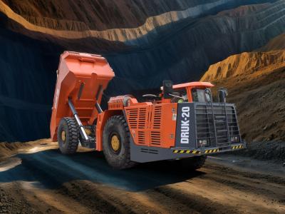 China Automóvil de transporte de minería de carbón subterráneo articulado OEM DERUI DRUK-20 en venta