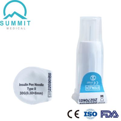 China Auto Intrekbare Veiligheidsinsuline Pen Needles 31G 6mm voor Insulineinjecties Te koop