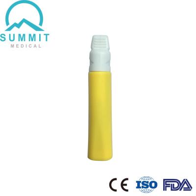 China Lanceta de seguridad de un solo uso 21G 2.2mm para prueba rápida, amarillo, 100 por caja en venta