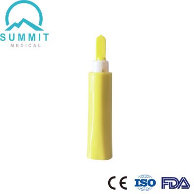 China Auto Click Lancing Device 21G with Fixed Penetration 2.2mm for Blood Testing for sale